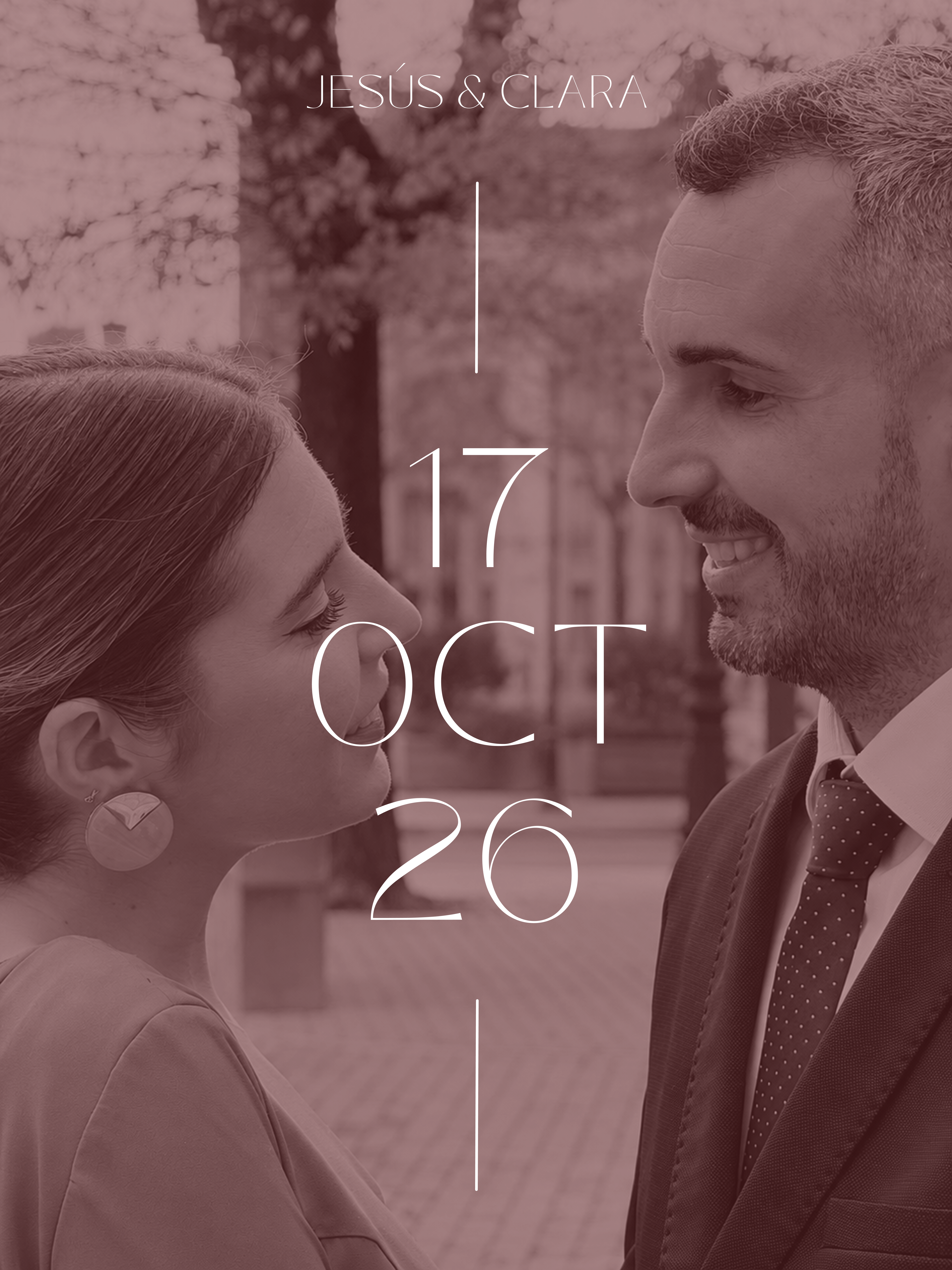 Jesús y Clara, 17 de octubre de 2026